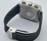 Tag Heuer Monaco Chronograph Yellow Skeleton Rubber Strap Watch - Image 6