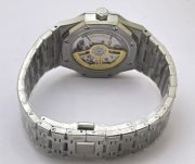 Audemars Piguet Royal Oak Steel Black Swiss ETA Valjoux 7750 Automatic Watch - Image 8