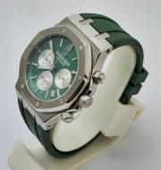 Audemars Piguet Chronometer Green Rubber Strap Watch - Image 4