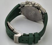 Audemars Piguet Chronometer Green Rubber Strap Watch - Image 7