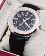 Patek Philippe Aquanaut GMT Black Rubber Strap Swiss ETA Automatic Watch