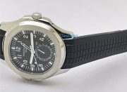 Patek Philippe Aquanaut GMT Black Rubber Strap Swiss ETA Automatic Watch - Image 5