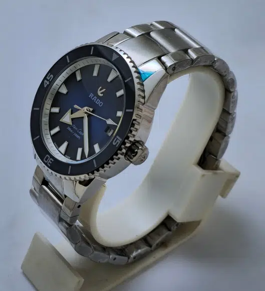 Rado Captain Cook Blue Swiss Automatic Watch - Image 4