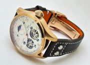I W C Big Pilot Double Tourbillon White Rose Gold Swiss Automatic Watch - Image 6