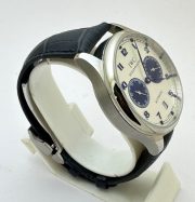 I W C Portuguese Power Reserve White Dial Leather Strap 2 Swiss Automatic Watch - Image 5