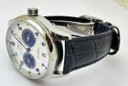 I W C Portuguese Power Reserve White Dial Leather Strap 2 Swiss Automatic Watch - Image 6