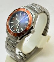Omega Seamaster Planet Ocean Ultra Deep Orange Bezel Swiss Automatic Watch - Image 4