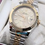 Rolex Date-Just Golden Fluted Motif First Copy Watch
