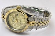 Rolex Date-Just Golden Fluted Motif Swiss Automatic Watch - Image 6