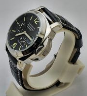 Panerai Power Reserve Leather Strap Swiss Automatic Watch - Image 3