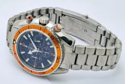 Omega Seamaster Planet Ocean Black Dial Orange Bezel Steel Watch B - Image 6