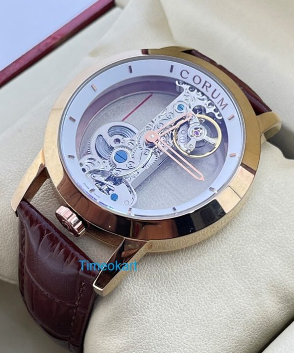 Corum Bubble Golden Bridge Swiss Automatic Watch