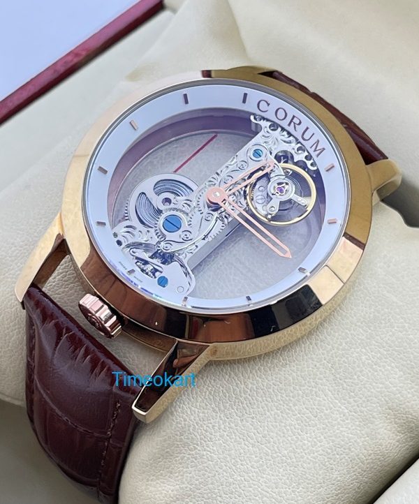Corum Bubble Golden Bridge Swiss Automatic Watch