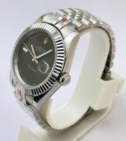 Rolex Date-Just Roman Mark Grey Steel Swiss Automatic Watch - Image 3