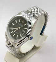 Rolex Date-Just Stick Mark Grey Steel Swiss Automatic Watch - Image 3