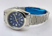 Rolex Oyster Perpetual BLUE Steel Swiss Automatic Watch - Image 6