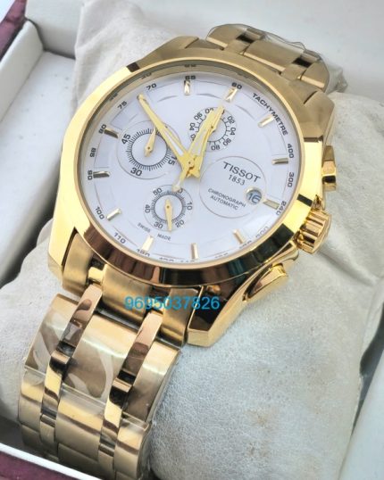 Tissot Couturier White Golden Bracelet Watch