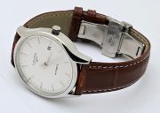 Longines Master Collection White Steel 2 Leather Strap Swiss Automatic Watch - Image 6