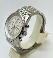Breitling Navitimer Chronograph White Steel Watch - Image 4