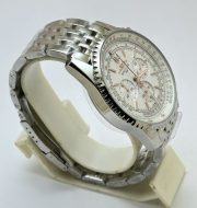 Breitling Navitimer Chronograph White Steel Watch - Image 5