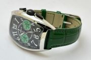 Franck Muller Casablanca Chronograph Green Leather Strap Watch - Image 6