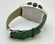Franck Muller Casablanca Chronograph Green Leather Strap Watch - Image 7