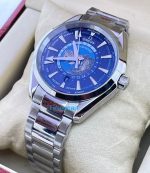 OMEGA SEAMASTER AQUA TERA WORLD TIME BLUE STEEL