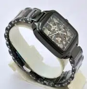 Rado True Square Open Heart Black Ceramic Swiss Automatic Watch - Image 5