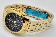 Tissot Couturier Black Golden Bracelet Watch - Image 6