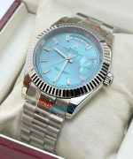 Rolex Day- Date Ice Blue Crystal Diamond