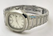 Patek Philippe Nautilus Steel White Watch - Image 5