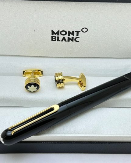 Mont Blanc Rollerball Pen Cufflink Combo - 1