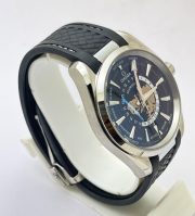 OMEGA SEAMASTER AQUA TERA WORLD TIME BLACK SWISS AUTOMATIC WATCH - Image 5