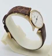 Longines La Grande Classique Ultra Slim Rose Gold Leather Strap Ladies Watch - Image 5