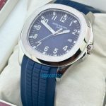 Patek Philippe Aquanaut Blue Rubber Strap Watch
