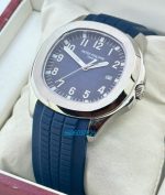 Patek Philippe Aquanaut Blue Rubber Strap Watch