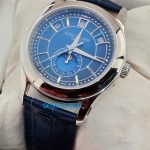 Patek Philippe Complications Annual Calendar Blue Swiss Automatic Watch