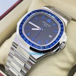Patek Philippe Nautilus Blue Emerald Swiss Automatic Watch