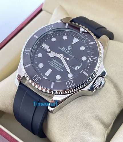 Rolex Submariner Black Rubber Strap