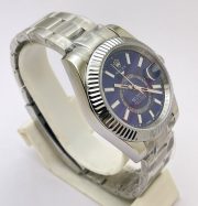 Rolex Sky Dweller Blue Steel Swiss ETA Automatic Watch - Image 4