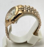 Rolex Datejust Roman Marker Rose Gold Swiss Automatic Ladies Watch - Image 4