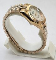 Rolex Datejust Roman Marker Rose Gold Swiss Automatic Ladies Watch - Image 5