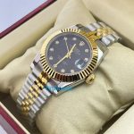 Rolex Datejust Diamond Marker Black Dual Tone