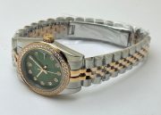 Rolex Datejust Diamond Bezel Green Dual Tone Swiss Automatic Ladies Watch - Image 6