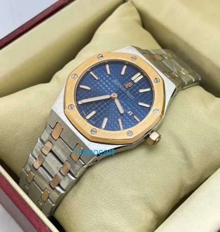 Audemars Piguet Royal Oak Blue Dual Tone Ladies Watch