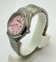 Audemars Piguet Royal Oak Diamond Pink Mother of Pearl Ladies Watch - Image 4