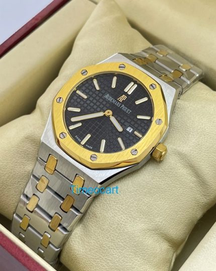 Audemars Piguet Royal Oak Black Dual Tone Ladies Watch