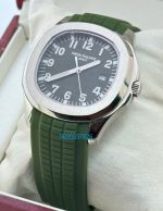 Patek Philippe Aquanaut Green Rubber Strap Watch