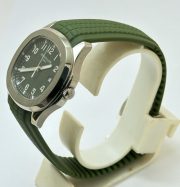 Patek Philippe Aquanaut Green Rubber Strap Watch - Image 4
