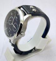 I W C Portuguese Power Reserve Black Leather Strap Swiss Automatic Watch - Image 4
